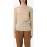 Langarmige Bootnek Top