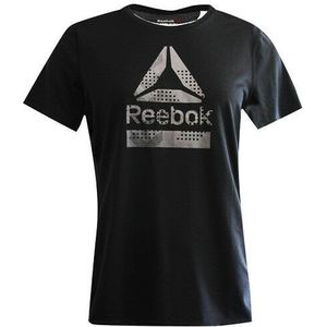 Reebok - Active Chill - T-shirt - Zwart - Korte Mouwen - Dames