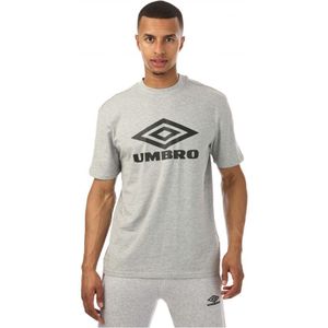 Umbro Diamond T-shirt met logo voor heren, grijs
