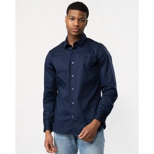 Lyle & Scott - Long Sleeve Shirt - Blauw - Katoen
