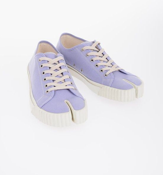Lage Canvas Tabi Sneakers - Violet