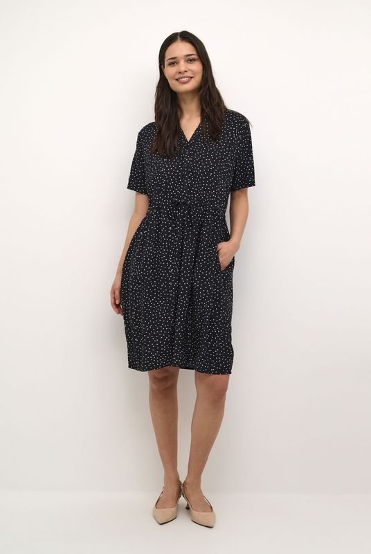 Jurk Feminine black white