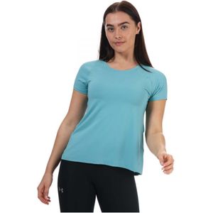 Under Armour UA Iso-Chill Run T-shirt voor dames, blauw