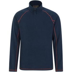 Mountain Warehouse Heren Ashbourne II Half Zip Fleece Top (Marine)