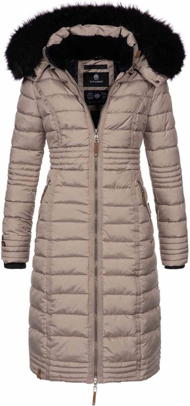 Navahoo - Umay - Gewatteerde Jas - Dames - Afneembare Capuchon en Bontkraag