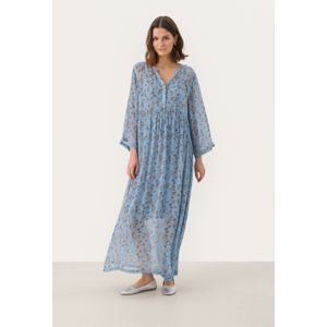 Jurk Relaxed fit Faded Denim Scattered Flower blue multi