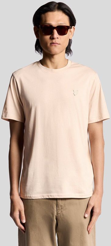 Lyle & Scott Superfine Katoenen T-shirt - Roze