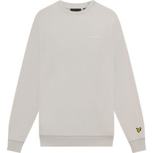 Lyle And Scott - Script Crewneck Sweatshirt - Beige - Voor Jongens