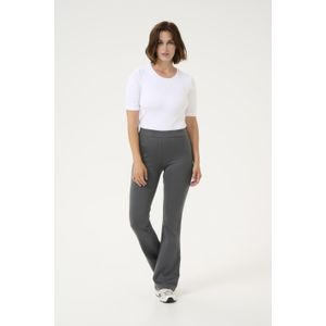 Kaffe - Wijde Broek - Capri - Zwart - Elastische Tailleband