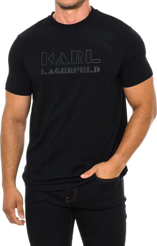 Karl Lagerfeld - 755060 - T-shirt - Zwart - Katoen - Korte Mouwen
