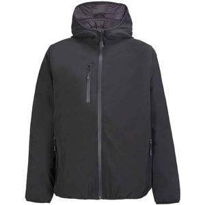 SOLS Heren Falcon Gevoerd Softshell Jas (Zwart)