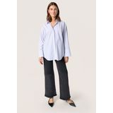 SOAKED IN LUXURY Blouse 'Oriana'  blauw / wit