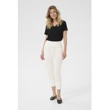 Casual Broek - Wit - Loose Fit - Driekwartbroek