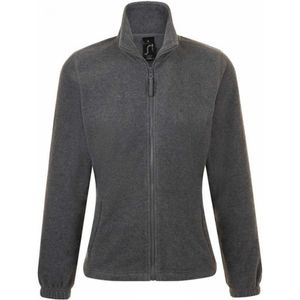 SOLS Dames/dames North Full Zip Fleece Jacket (Grijze Mergel) - Maat S