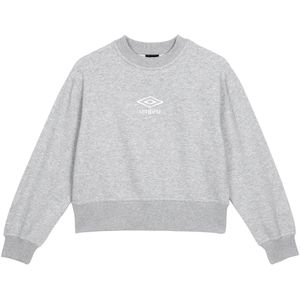 Umbro Dames/Dames Core Boxy Sweatshirt (Grijs gemêleerd/wit)
