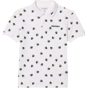 Lacoste Kinder/Kinder Piqué Poloshirt (Wit)