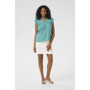 Kaffe - KALiany - Blouse - Turquoise - Mouwloos
