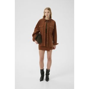 Relaxed fit overhemdblouse van corduroy, model 'PADOW'