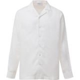 Gran Sasso - Linnen Overhemd - Wit - Lange Mouwen