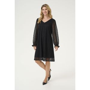 Jurk A-shape black