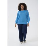 KAFFE CURVE Trui 'Ankia'  cyaan blauw