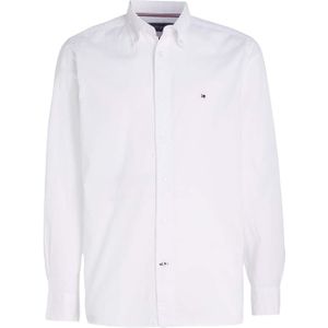 Tommy Hilfiger Heren Core Flex Poplin Overhemd (Wit)
