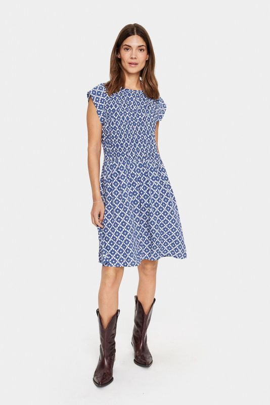 Jurk - Regular Fit - Blauw