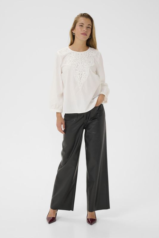 Blouse met lange mouwen KAava Blouse met lange mouwen Regular fit white