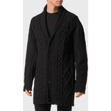 Philipp Plein - Lambswool Cardigan Skull & Bones - Vest - Zwart