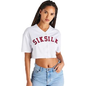 SikSilk Dames/Dames Honkbal Jersey (Wit)