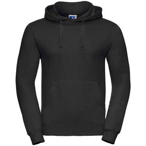 Russell Effen Heren Hoodie (Zwart)