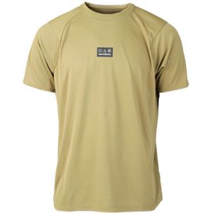 Heren New Balance Impact Run AT N-Vent T-Shirt in olijfkleur