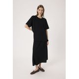 Dames-T-shirt Soaked in Luxury Marigold