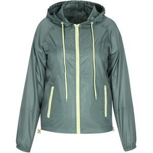 Mymo - Jas - Groene limoen - Dames - Met Capuchon - Waterafstotend