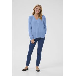 Blouse met lange mouwen Regular fit Ebb and Flow blue