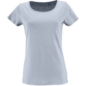 SOLS Dames/dames Milo Heather T-shirt (Hemelsblauw)