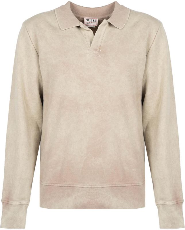 Guess - Training Sweatshirt - Beige - Heren - Hoodies & Sweatvesten