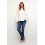 Cream - Blouse 'Venea' - Wit - Wijde Blouse - Lange Mouw
