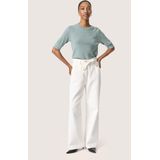 T-shirt - Silver Blue - Longsleeves - Regular Fit