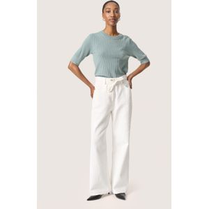 T-shirt - Silver Blue - Longsleeves - Regular Fit