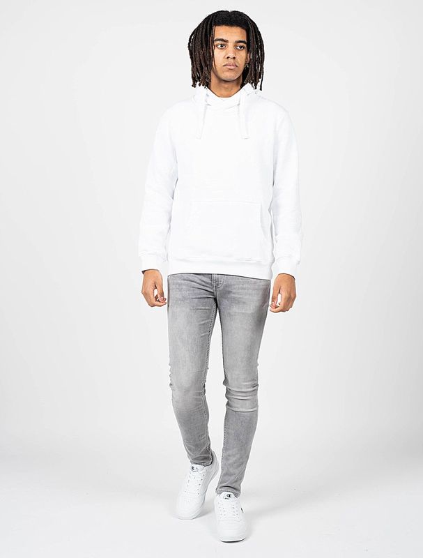 Pepe Jeans - Hoodie - Wit - Heren - Katoen