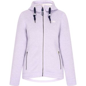 Schmuddelwedda Gebreide fleece jas Dames Grijsviolet gemÃªleerd