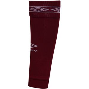 Umbro Ruiten beenstukken heren (Nieuw Claret/Wit)
