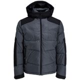 Jack & Jones Jas Winter Otis Puffer Hood Grijs - Maat M