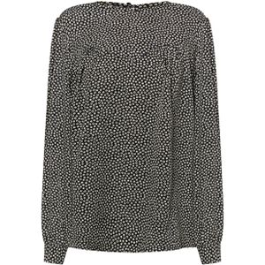 DreiMaster - Bloes - Zwart/beige - Lange Mouwen