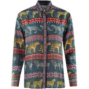 Inoa - Masari Mara 1202110 - Blouse - Grijs - Lange Mouwen - 100% Zijde