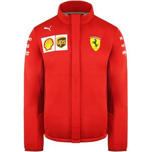 Puma Scuderia Ferrari Lange Mouw Zip Up Rood Heren Softshell Jas 763021 02