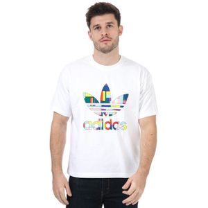 adidas Originals - Pride Flag Fill T-Shirt - Wit - Unisex