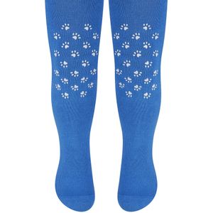 Steven - Zachte antislip katoenen maillot voor baby's - Paws (Royal Blue)