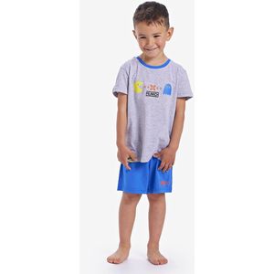 Retro pyjama met korte mouwen en ronde hals CH1150 jongen